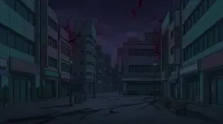 Scene background — Dark Plaza