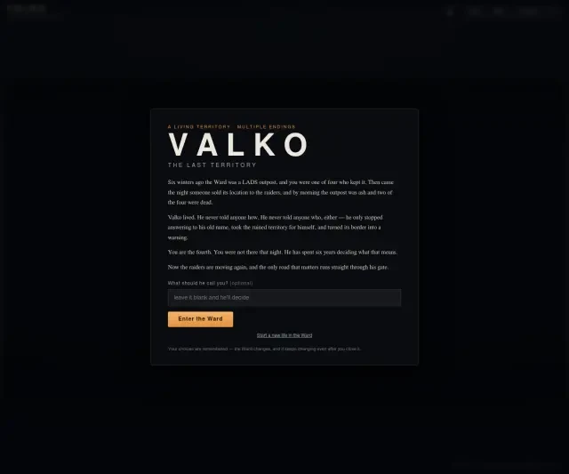 Valko: The Last Territory
