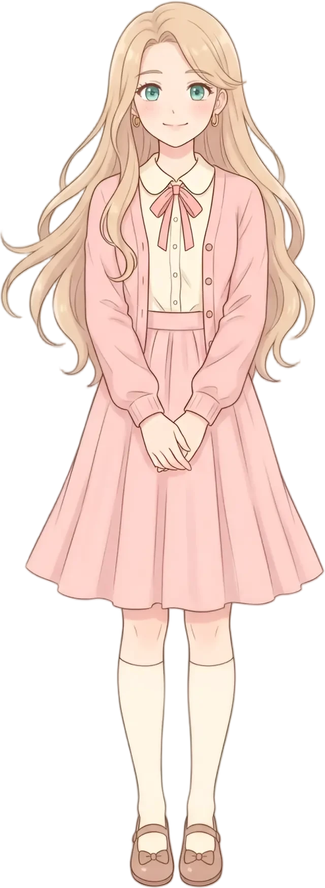 Kaori Miyazono — Sprite, neutral
